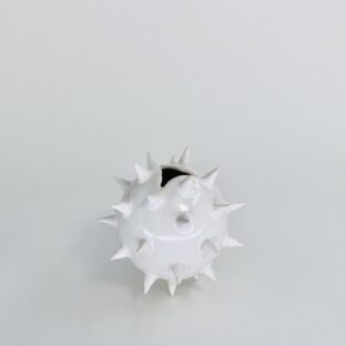 thorn vase 2 (white)