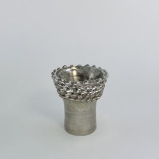 hanabira vase 2 (platinum silver)