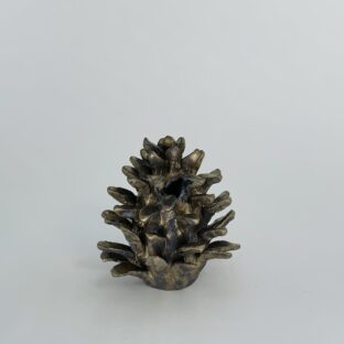 pinecone vase (antique gold)