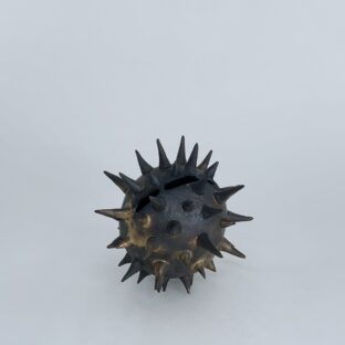 prickly vase 2 (antique gold)